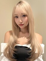 ベル 表参道Terrace(Belle)&nbsp;エンドカラー/裾カラー/ワンホンレイヤー/ハッシュカット/表参道