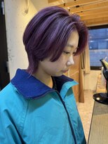 エイト 福岡天神店(EIGHT fukuoka) 天神で叶う艶パープルショート