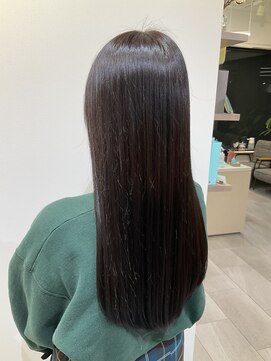 touca by emt 南森町/オーガニック/カラー/ヘッドスパ/髪質改善【4/1NEW OPEN(予定)】 髪質改善ストレート×ロング