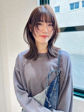 バランス ヘアーアンドアイラッシュ 野田店(balance.) 小顔大人レイヤー