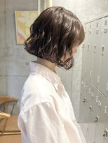 トマト(TOMTO)&nbsp;コテ巻き風パーマ_ボブパーマ