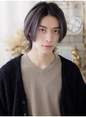 ナチュラルセンターパート小顔ハッシュカットa志木20代30代40代