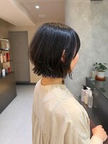 サンド 池袋 2nd(sand) 動くボブ/地毛風縮毛矯正/レイヤーボブ/ミディアム/ショート