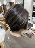 上品に軽やかに。大人女性のためのショートボブ50代60代70代