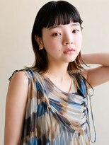 ザビー(THE B)&nbsp;千葉美容院×本八幡×切りっぱなしミディ×外ハネ