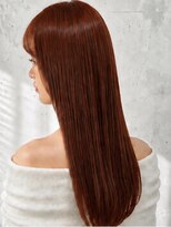 ルノヘアー(Lunohair)&nbsp;大人可愛いオレンジブラウン×小顔レイヤーカット◎