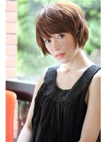 モッズ ヘア 福岡姪浜店(mod's hair)&nbsp;大人かわいい☆シースルーバングボブ