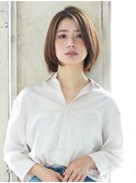 前髪なしの“ひし形ショートボブ” vol.3