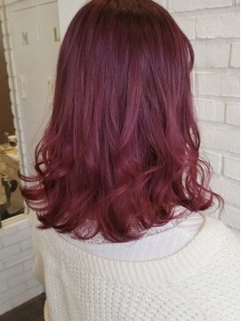 ラファンジュ ヘアー クレオ(Rohange hair Creo) 【Creo】チェリーレッド#デザインカラー#イメチェン