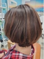 アラワラブルー(arrawarra blue)&nbsp;ふんわりショートボブ/20代/30代/40代/50代/倉敷/白楽町