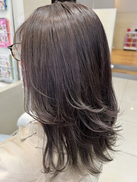 アヴァンス 深井店(AVANCE.) ラベンダーグレージュ×ウルフスタイル