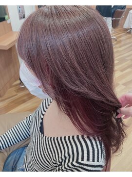 ルシードスタイルビーシャイン(LUCIDO STYLE B SHINE) 豊橋ビーシャイン★ブリーチ無しナチュラルインナーカラー