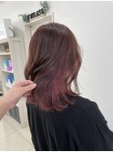 インナーカラーピンク