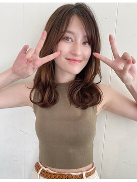 ミチオ ノザワ ヘアサロン ギンザ(Michio Nozawa HAIR SALON Ginza) 斜めバング/ヘルシースタイル/ニュアンスカラー/小顔/バング