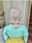 外はね×ピンアレンジ