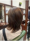 髪質改善美髪サラツヤレイヤーカット大人女性