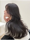 美な毛流れ×レイヤーカットトリートメント前髪カットブリーチ