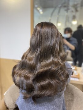 カーサ 西大寺南ロータリー店(casa) ブリーチなしオリーブベージュ