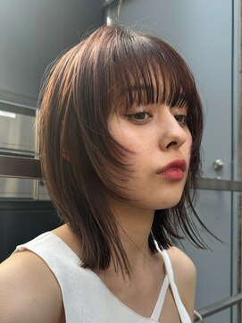 ノイ(noi) 顔周りレイヤーカットくびれヘアミルクティーベージュカラー