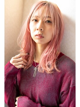 ログ 高松木太店(Log) ブリーチ/ダブルカラー/インナー/レイヤーカット/ボブ/高松