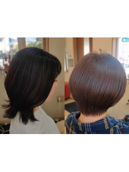 《92％天然植物由来のヴィラロドラカラーを使用◎》頭皮へのダメージを最小限に抑えたカラーでもっと美しく