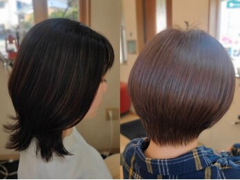 オリーブの写真/《92%天然植物由来のヴィラロドラカラーを使用◎》頭皮へのダメージを最小限に抑えたカラーでもっと美しく