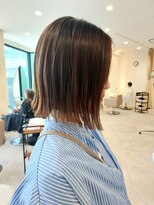 カムバイネオリーブ 溝の口店(Cam by neolive) ☆ピンクベージュ・きりっぱなしボブ☆