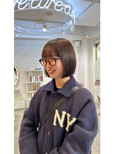 チュール(ture) フルバング×ぱつっとボブ