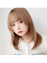 モンド ヘアクリエーション 下荒田店(monde hair creation)&nbsp;【monde】シルキーベージュ×レイヤーカット