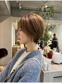 マッシュショート/レイヤーボブ/大人ショート/ウェーブヘア