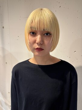 ダブミックス(DaB MIX) 抜きっぱなし/抜きっぱなしブリーチ/ブロンド/ボブ/ミニボブ