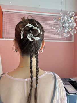 メメ(MEME) パール編み込み