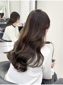 透けるグレージュカラー/10代20代30代/原宿