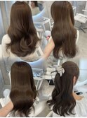 透明感たっぷりヘーゼルベージュ