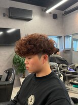 リッチブランドアンドコー(Rich Brand&Co)&nbsp;スパイキーショート　フェード　スペインカール　ルーズパーマ