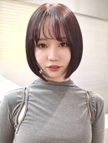 カシェル トウキョウ(Cashel Tokyo)&nbsp;渋谷駅1分/109隣★ブリーチなしチョコブラウン＆ぷつっとボブ