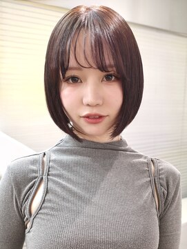 カシェル トウキョウ(Cashel Tokyo) 渋谷駅1分/109隣★ブリーチなしチョコブラウン&ぷつっとボブ