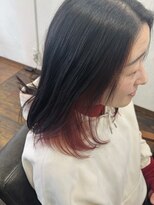 フェイス(faith) インナーカラー×ボルドー