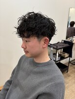サク 田町芝浦(Sac.)&nbsp;齊藤豪　スパイラルパーマ　スペインカール