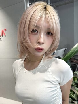 トリッカ シブヤ(TRICCA SHIBUYA) シャギーカットミディアムレイヤーボブレイヤーカット