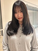 オルガ ヘアアンドメイク(Oluga hair&make) レイヤーカット+brown color