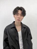 ヒップスリンク(Hip's Lnk)&nbsp;シャドウパーマ メンズカット ショートセンターパート