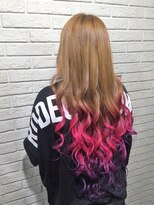 ミミック (mimic) ピンクから紫グラデヘアカラーTRICKstyle! 