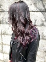 ディーカヘアーセンダイ(Di KA HAIR sendai)&nbsp;バレイヤージュ/グラデーションカラー/モーブ/ロング