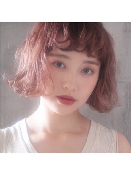 オーイット(ooit) ＊ピンクカラー×ウェーブボブ＊