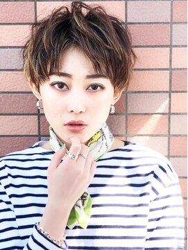 アグ ヘアー マヒナ 白河2号店(Agu hair mahina) フレンチエッジショート