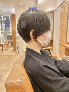 スニップ(Snip) 20代30代大人可愛い小顔バング丸みハンサムショート