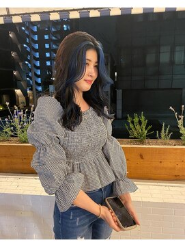 コミレ(COMILE) フェースフレーミングインナー　ブルー