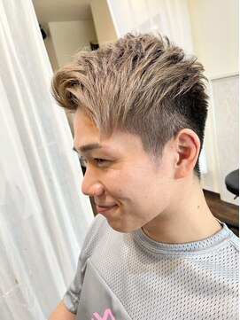 ファンド 千葉(fand) メンズカット/フェード/グレージュカラー/マッシュパーマ