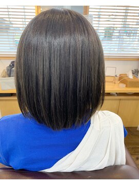 ヘアーズ ブルーヘブン(HAIR'S BLUE HEAVEN) うる艶ボブ